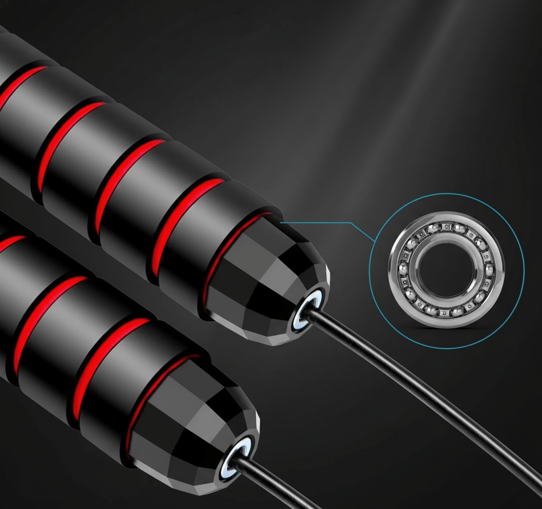 Détail roulements billes haute précision corde a sauter rotation fluide