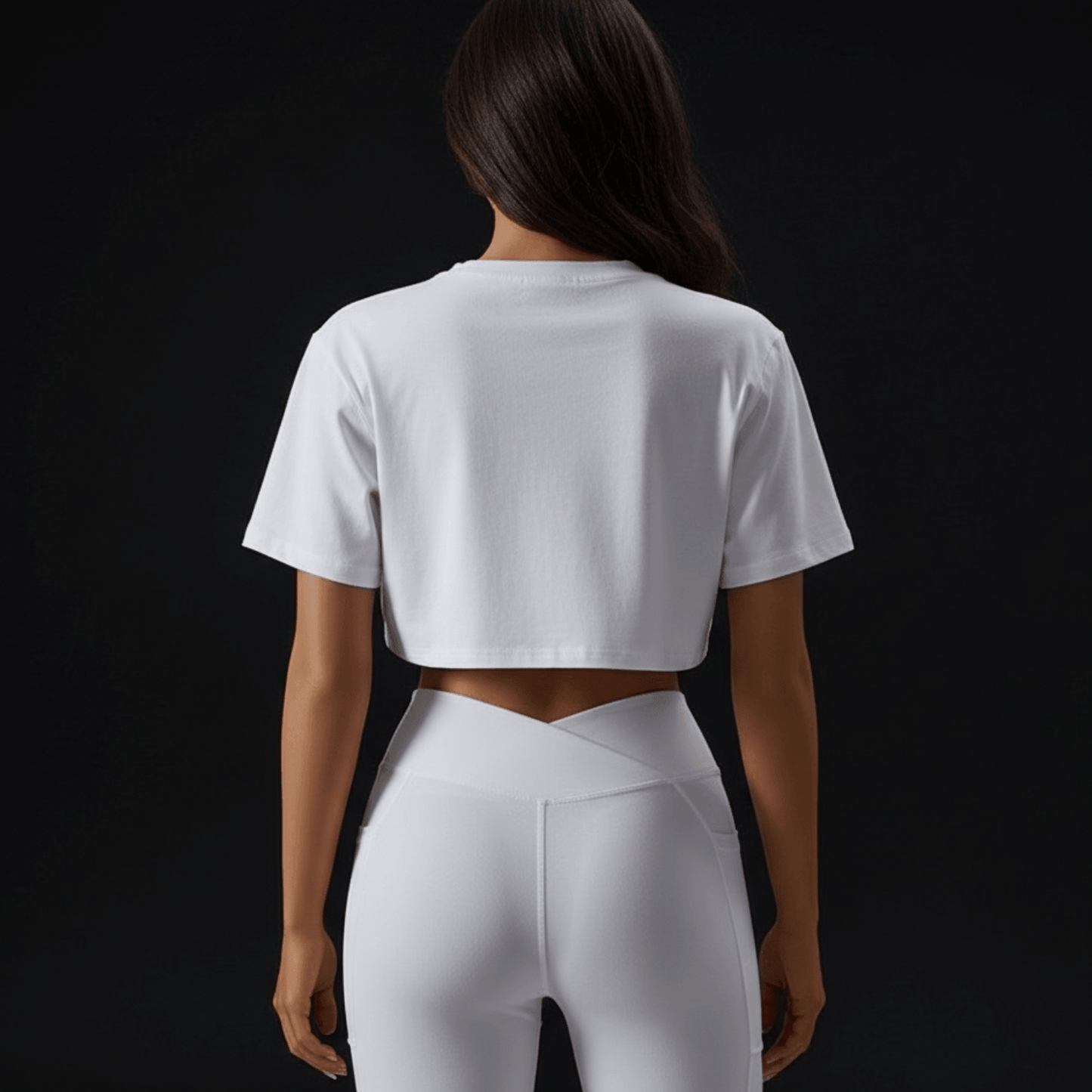 Détail t-shirt boxy tombé fluide naturel longueur courte parfaite