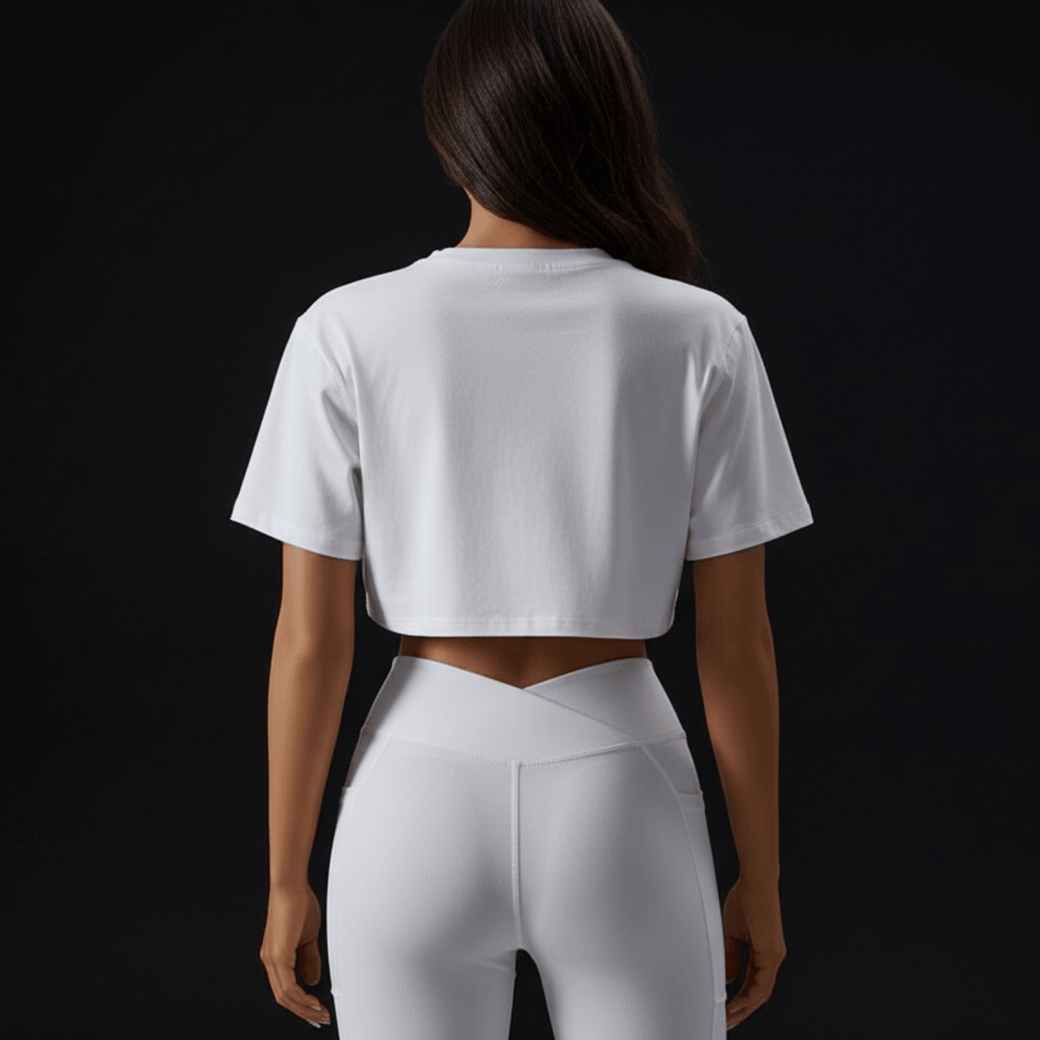 Détail t-shirt boxy tombé fluide naturel longueur courte parfaite