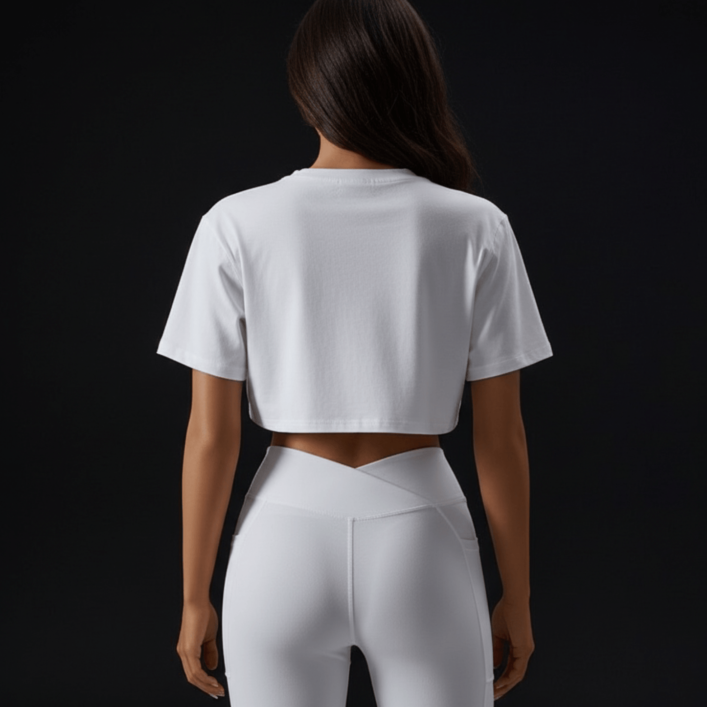 Détail t-shirt boxy tombé fluide naturel longueur courte parfaite