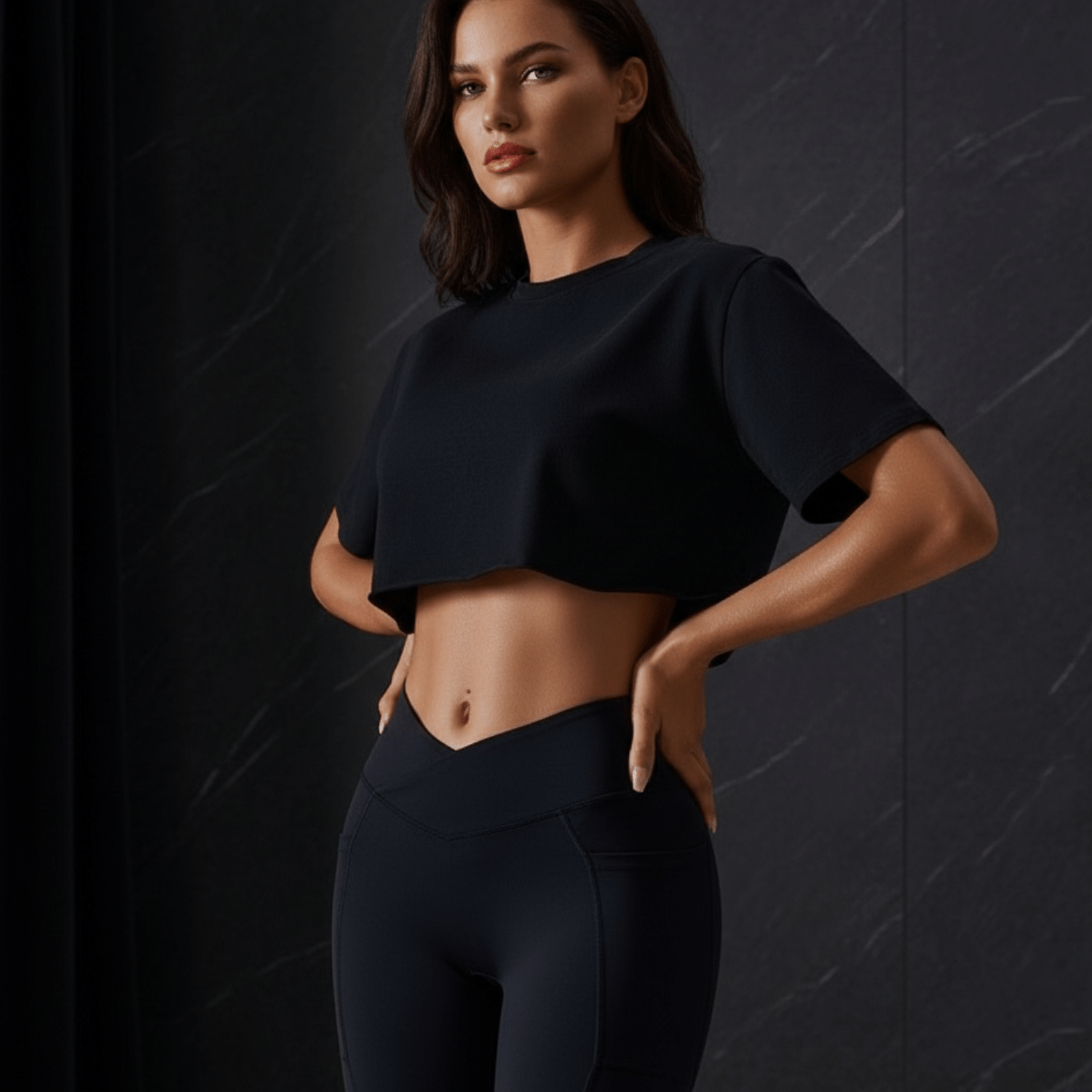 Détail t shirt boxy tombé fluide naturel longueur courte parfaite