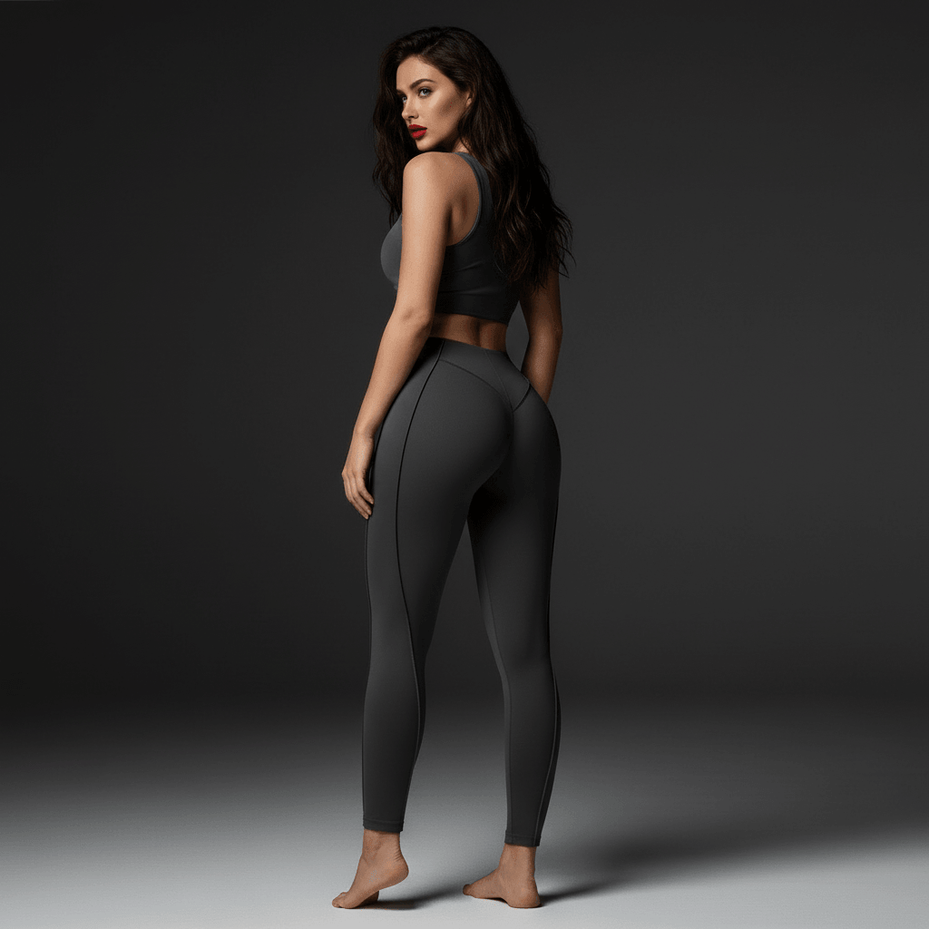 Effet galbant naturel du legging yoga Positiflow, lift fessier et silhouette sculptée