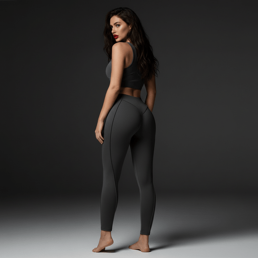 Effet galbant naturel du legging yoga Positiflow, lift fessier et silhouette sculptée