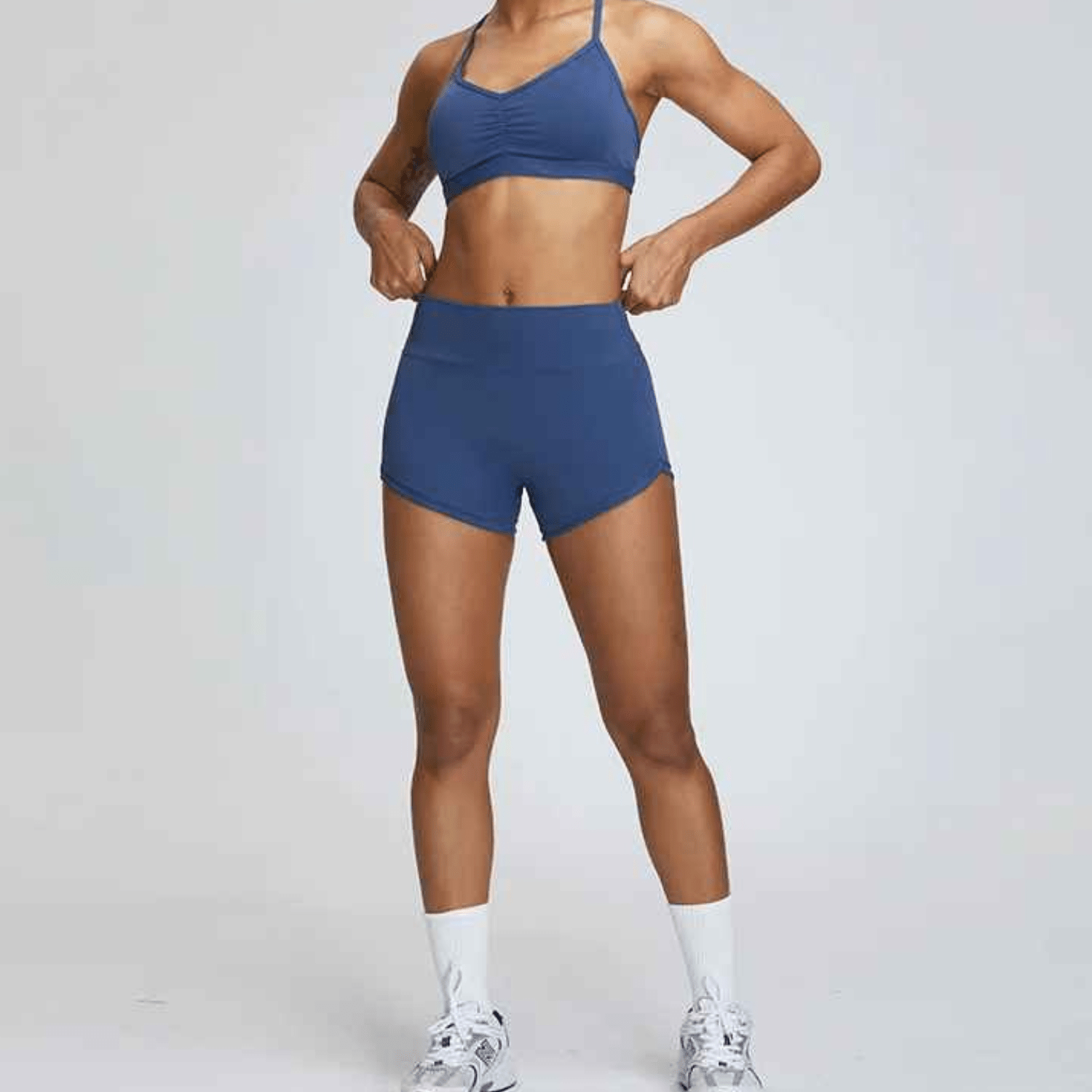 Femme décontractée brassiére sport dos croisé performance technique