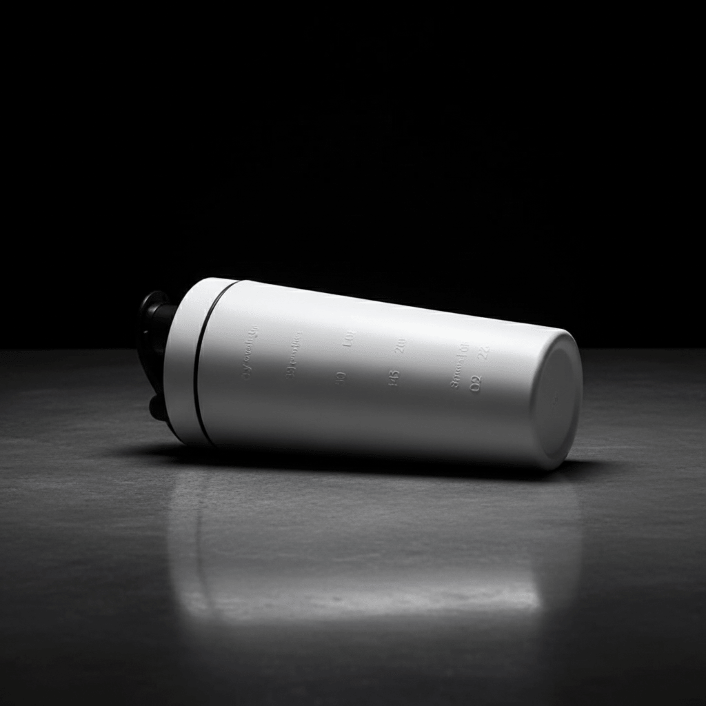 Finition blanc sophistiquée shaker inoxydable facilité nettoyage