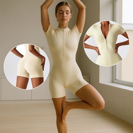 Finitions coutures plates tenue yoga confort optimal