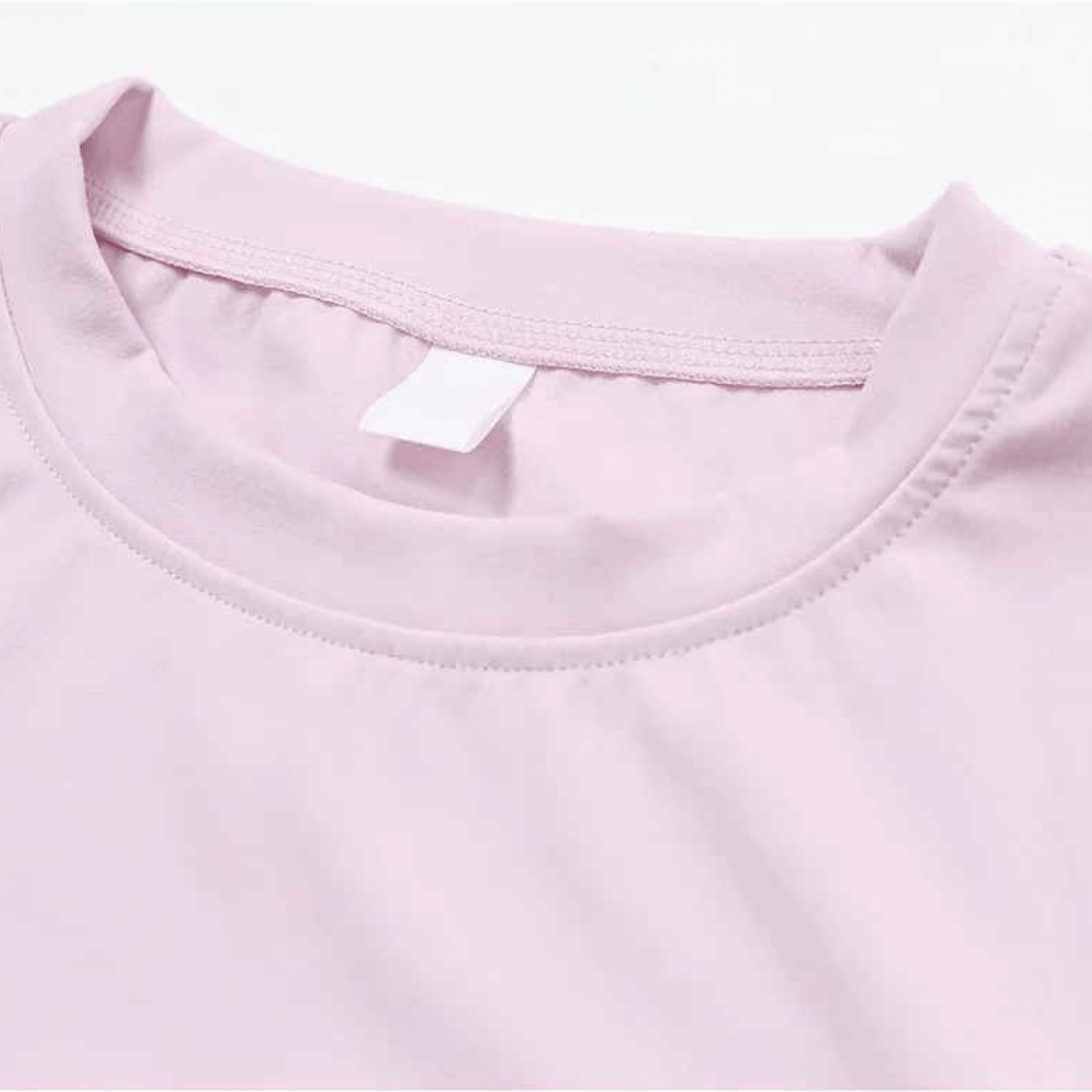 Finitions t shirt femme premium coutures plates confort