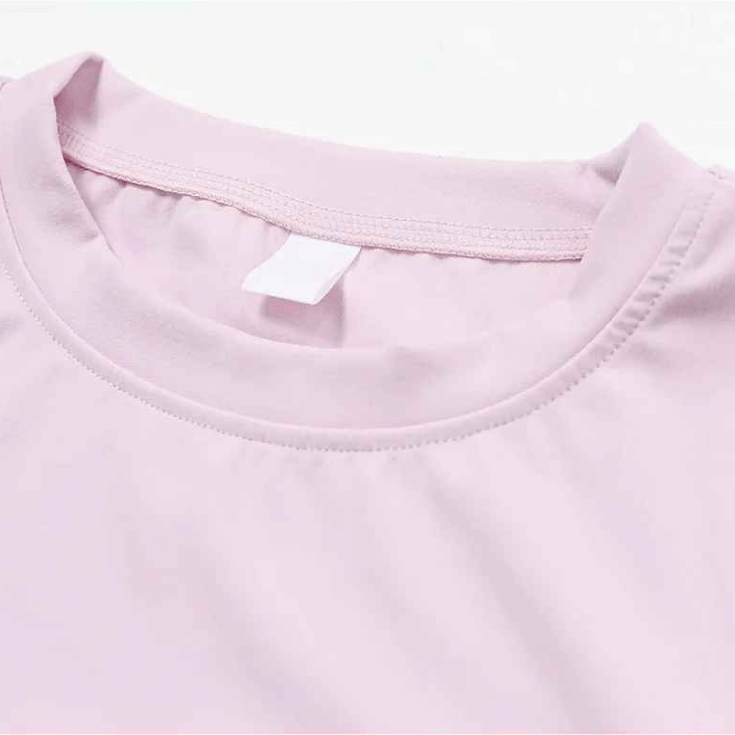 Finitions t shirt femme premium coutures plates confort