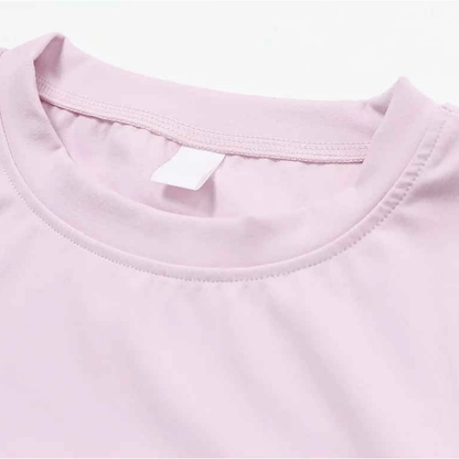 Finitions t shirt femme premium coutures plates confort