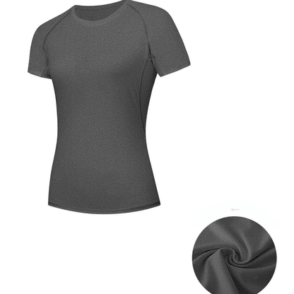 Fitness t shirt de compression respirant léger confort