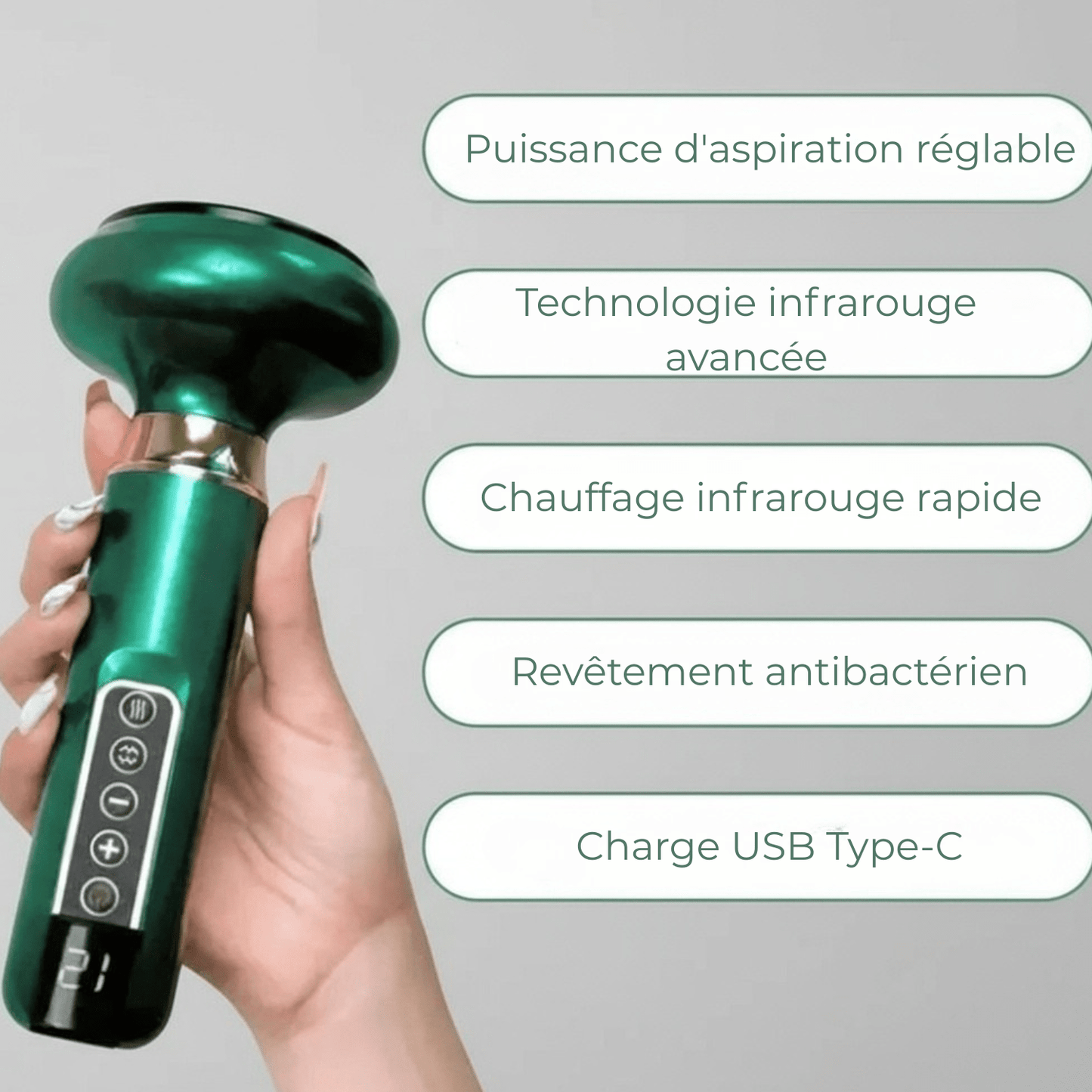 Guide d’utilisation illustré pour le masseur anti-cellulite Positiflow