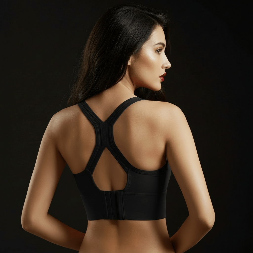 Image lifestyle d’une femme active avec un soutien-gorge brassière haute technologie