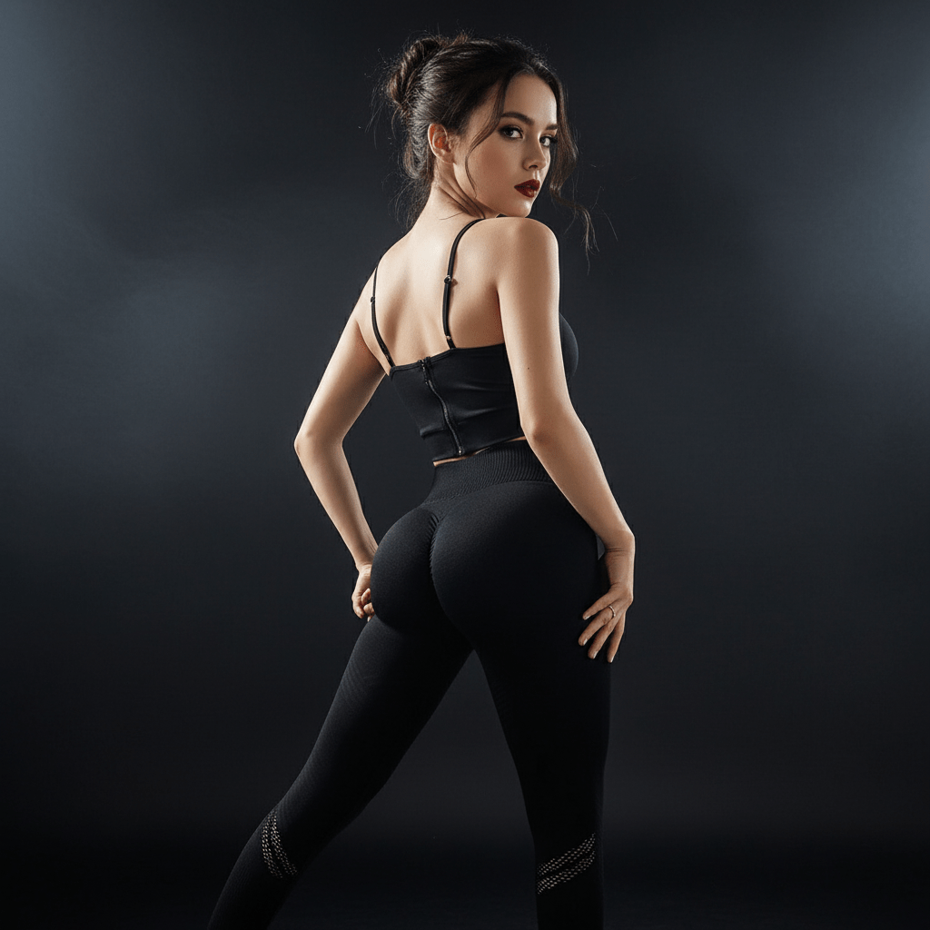 Legging premium femme gainant Positiflow - qualité supérieure durabilité textile technique luxe abordable