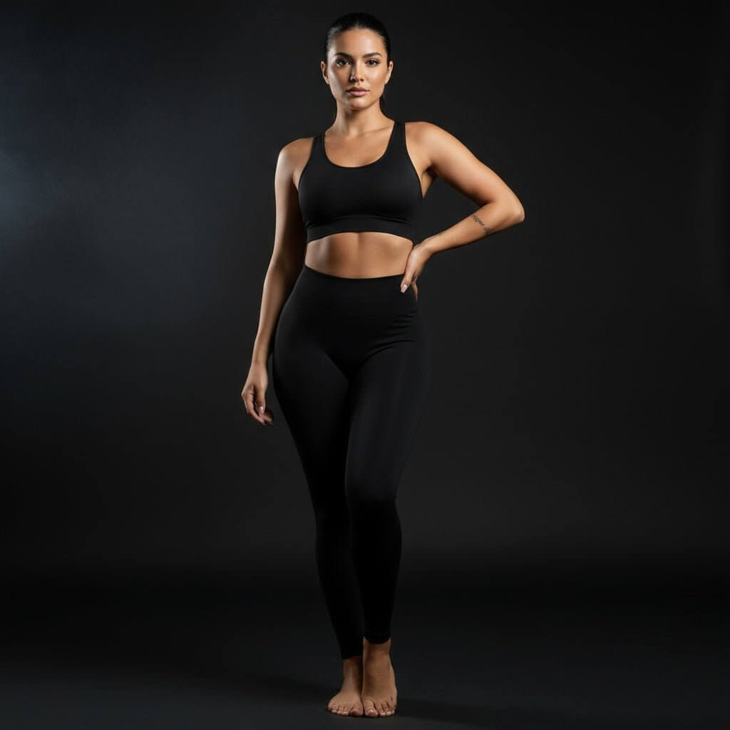 Legging sculptant anti peau orange sans couture premium qualité