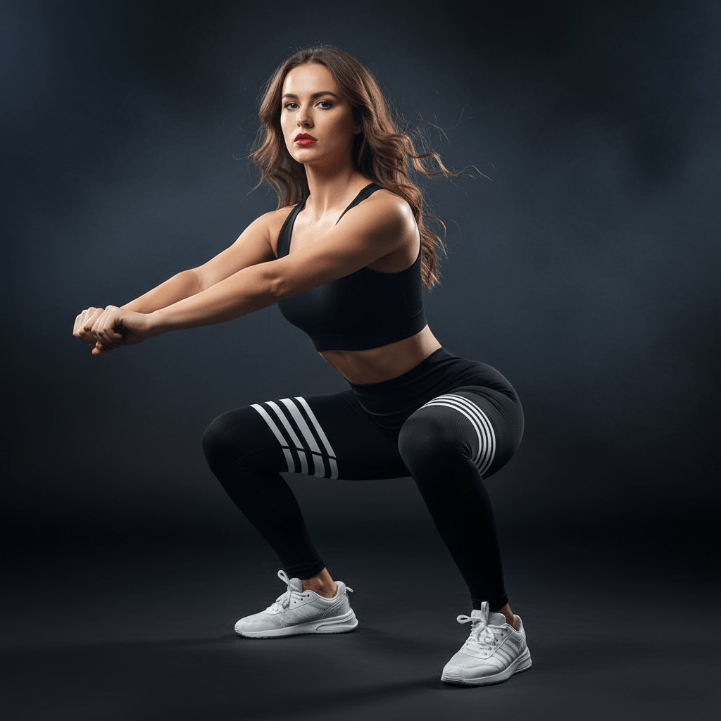 Legging femme noir rayé, taille haute, technologie Scrunch pour fesses galbées