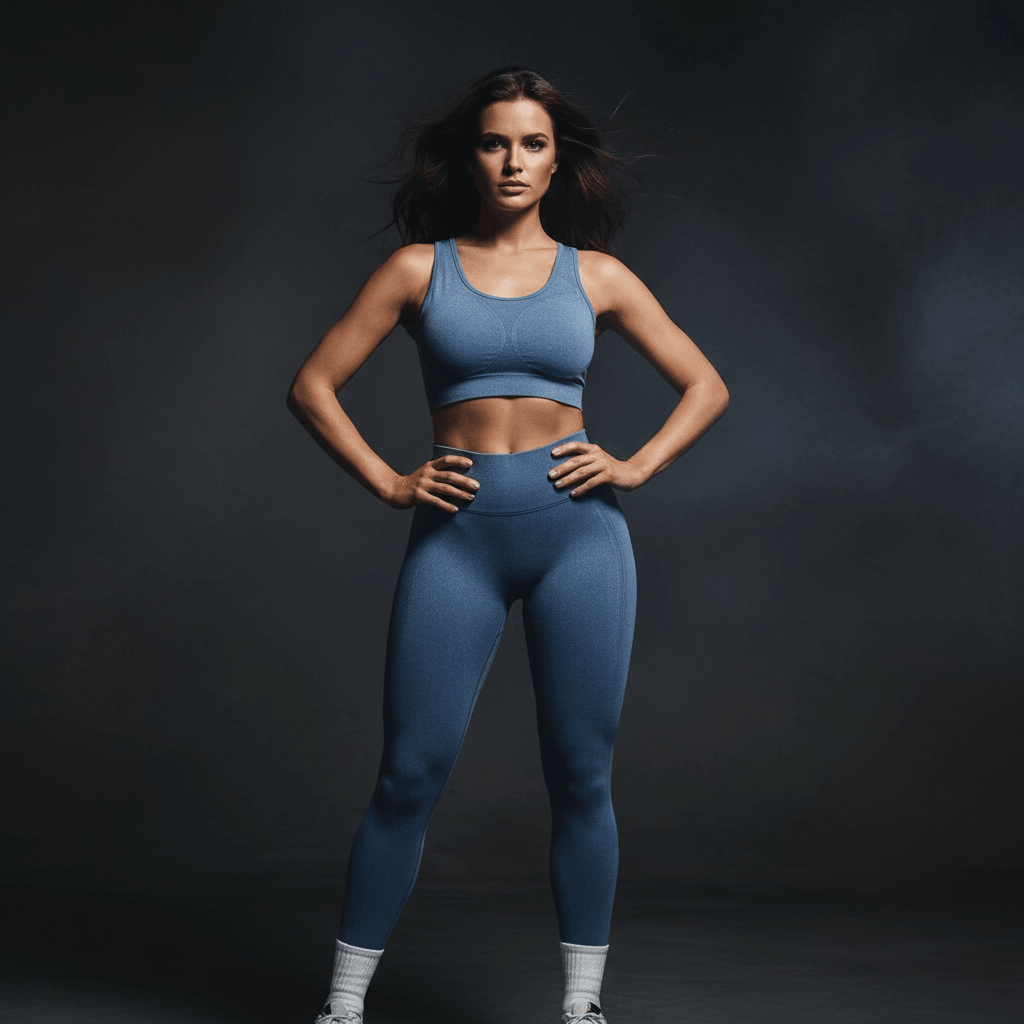 Legging yoga premium gris style épuré et minimaliste pour une harmonie parfaite avec tout haut de sport