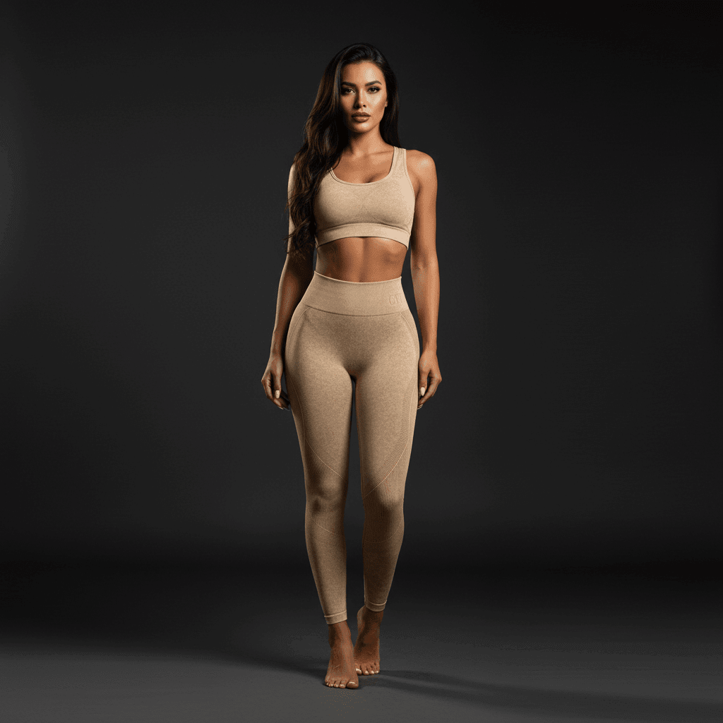 Leggings Sport Femme Taille Haute Sans Couture – Effet Push Up Naturel - Positiflow