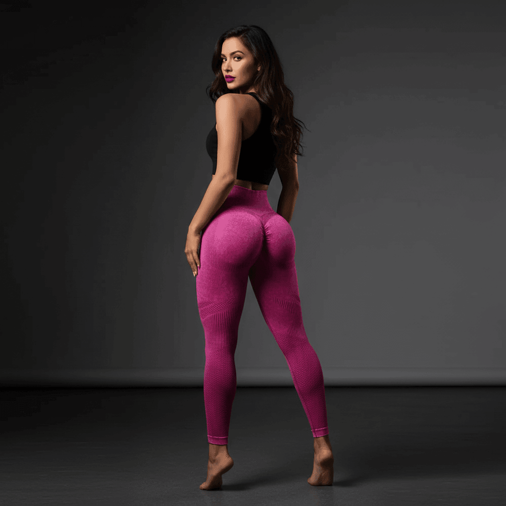 Legging Strong Push Up – Taille Haute sans Couture & Effet Galbant - Positiflow