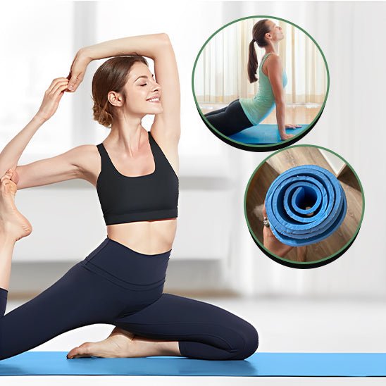 Méditation allongée tapis pour gym AluZen isolation sol froid carrelage
