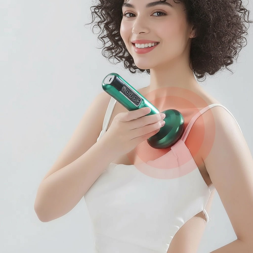 Masseur anti-cellulite avec technologie aspiration et chaleur infrarouge
