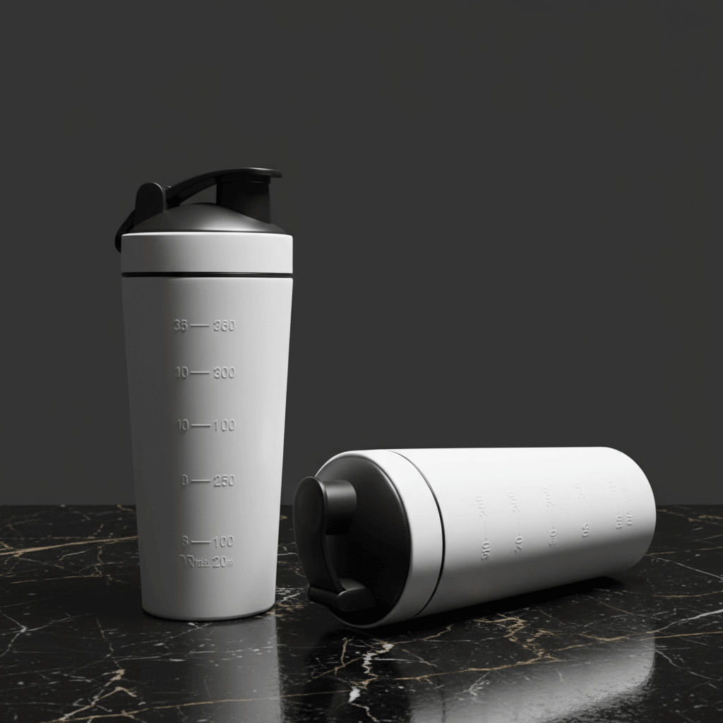 Nettoyage shaker inoxydable blanc démontage - Gourde shaker protéine entretien maintenance quotidienne facile