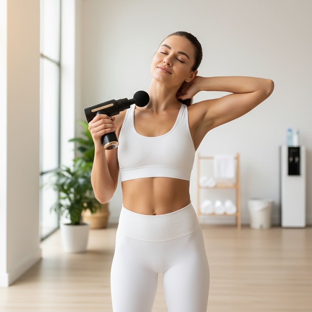 Pistolet massage batterie longue durée 6 heures avec charge rapide USB-C pour sportifs entraînement quotidien