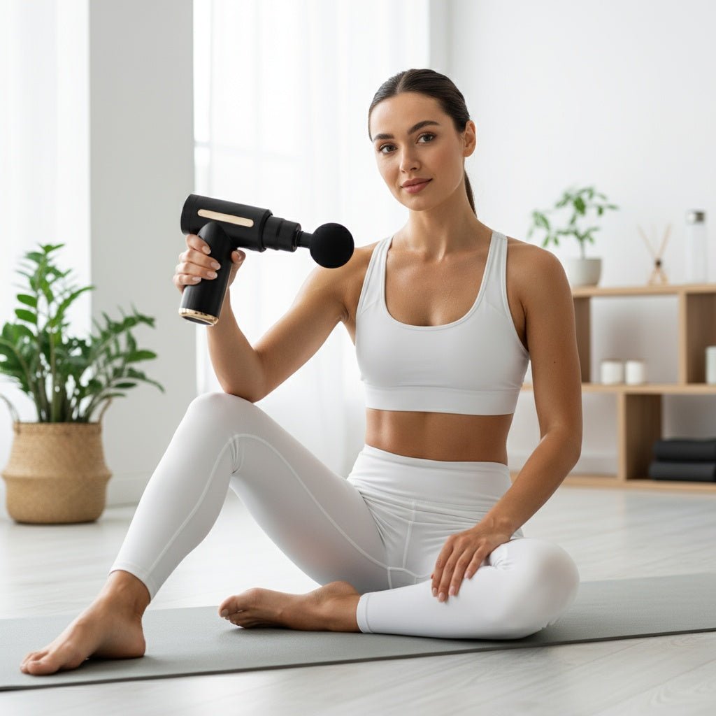 Pistolet massant silencieux moins 45 décibels pour massage discret à domicile sans déranger entourage