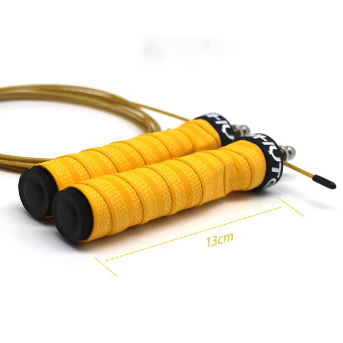 Poignées ergonomiques antidérapantes 13cm corde à sauter crossfit - grip optimal entraînement intensif