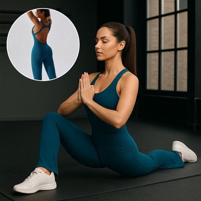 Pratique yoga dynamique combinaison élastique postures complexes