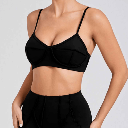 Running course soutien gorge sport froissé sexy confort optimal mouvement libre