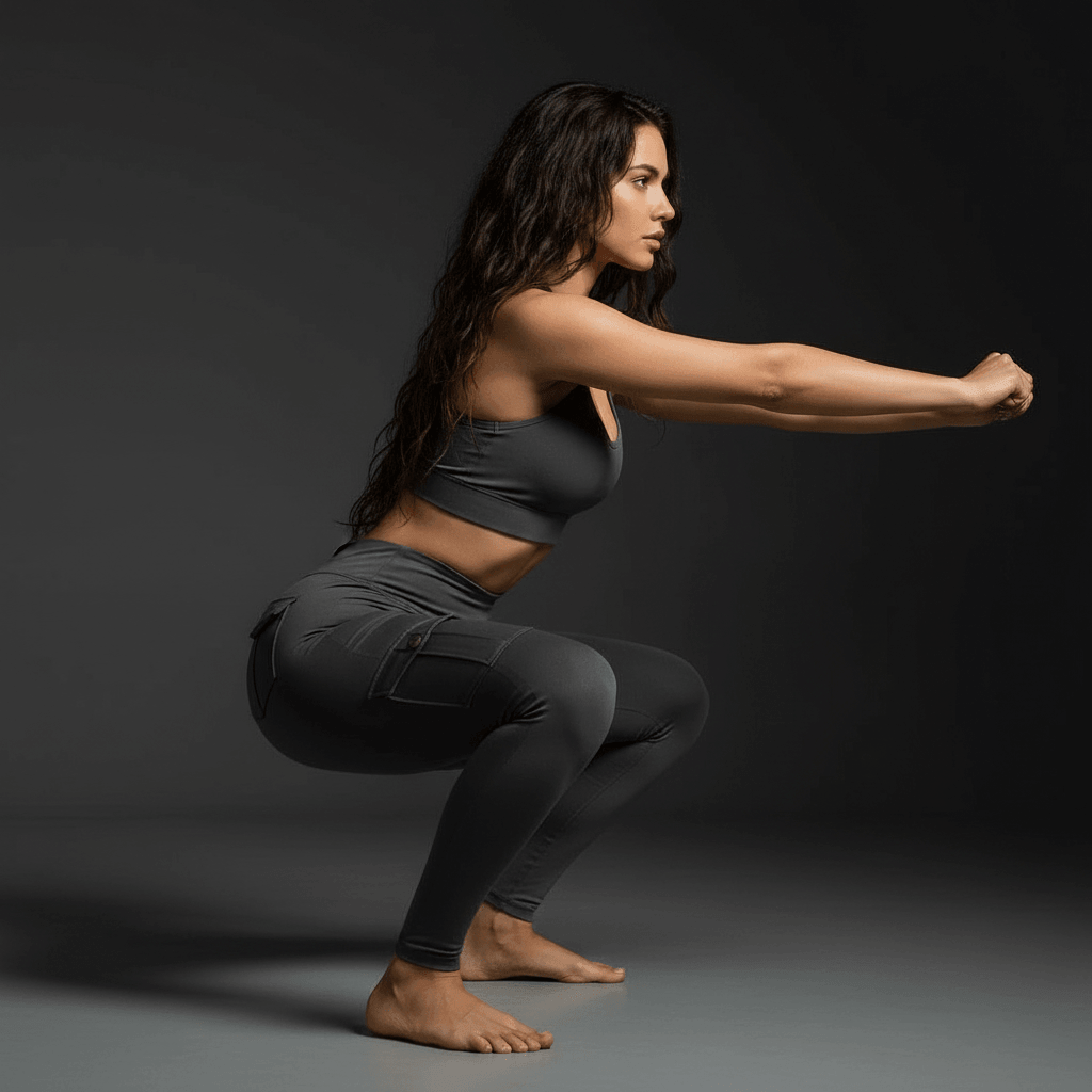 Sensation de puissance et de liberté avec ce legging cargo seconde peau, l'allié parfait pour les femmes actives et audacieuses