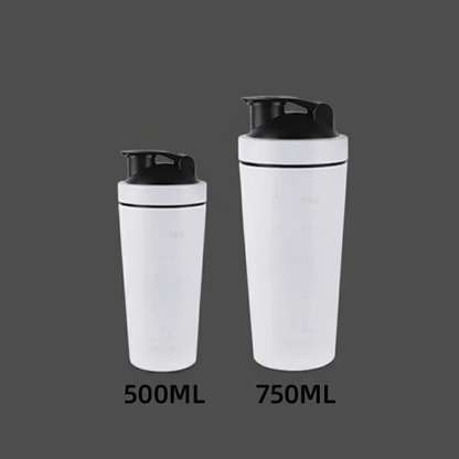 Shaker blanc élégant design pur sophistication fitness