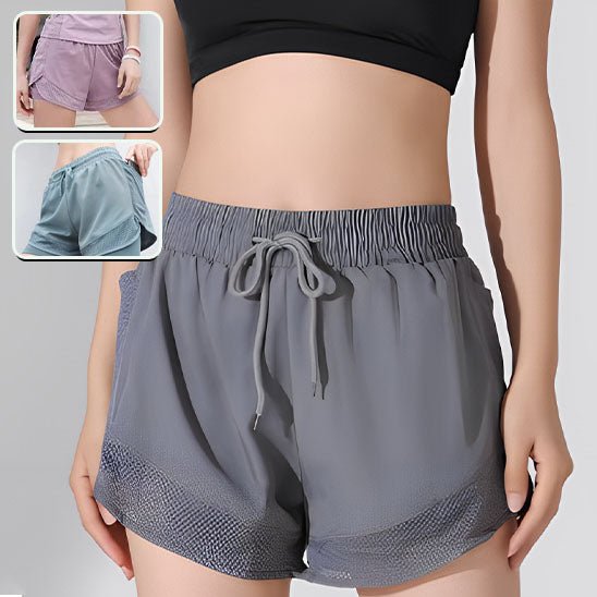 Short running femme marathon, course longue distance anti-frottement