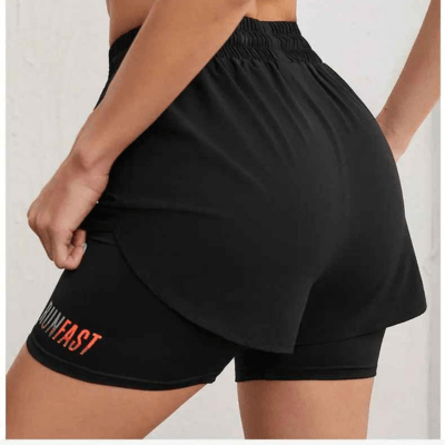 Short sport femme taille haute compression graduée maintien optimal silhouette sculptée