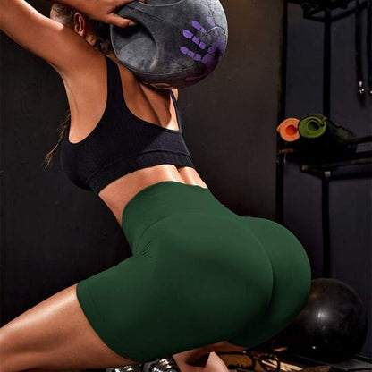 Shorte de sport femme sans couture offrant confort ultime pendant yoga
