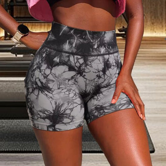 Shorts sport femme taille haute maintien abdominal, soutien lombaire pour exercices sécurisés