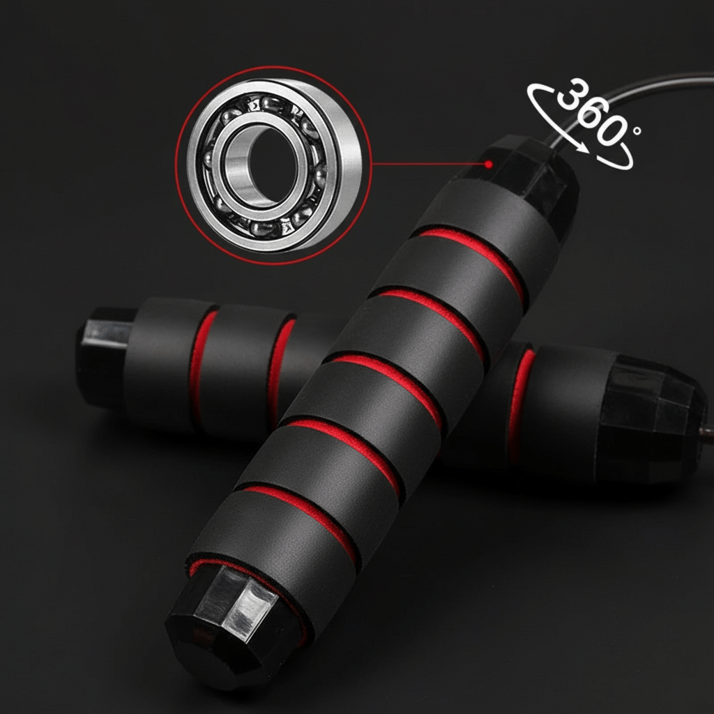 Système ajustement longueur corde a sauter réglage rapide sécurisé