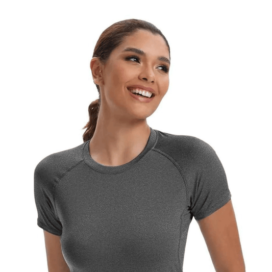 T shirt de compression tissu respirant légèreté incomparable coupe ajustée