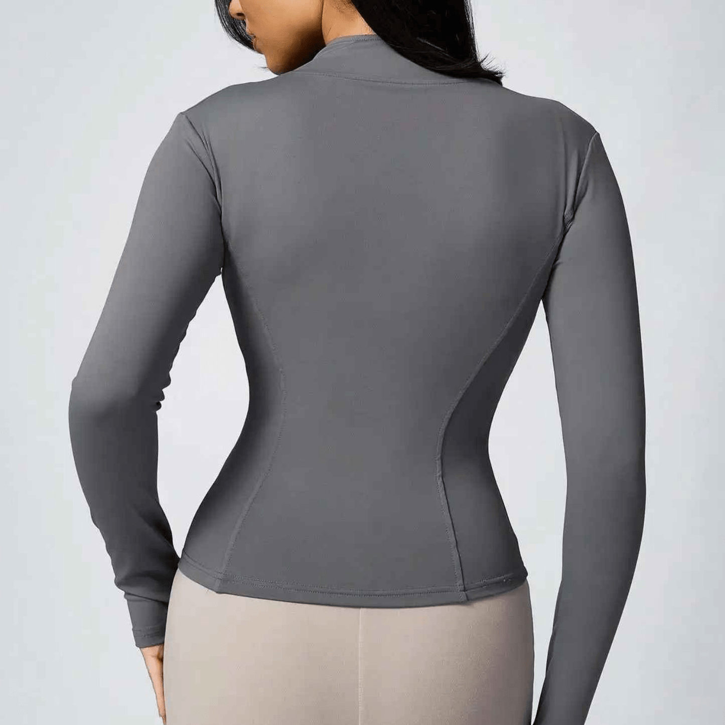 T shirt manche longue polyvalent sport quotidien professionnel femme