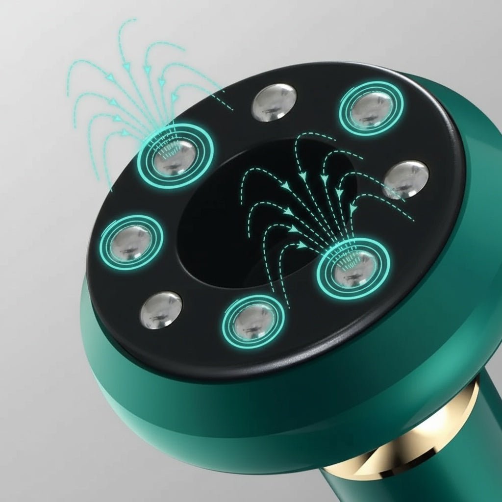 Technologie aspiration palper-rouler du masseur Positiflow