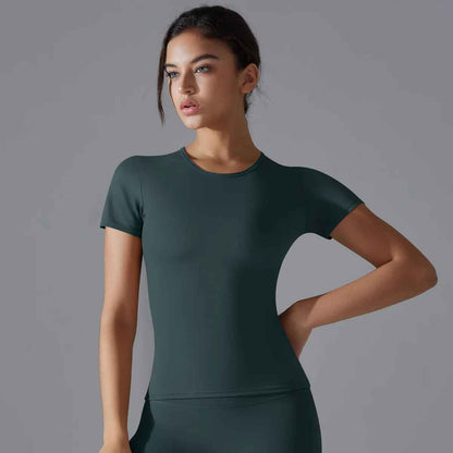 Tee shirt femme push up évacuation humidité fraîcheur durable thermorégulation
