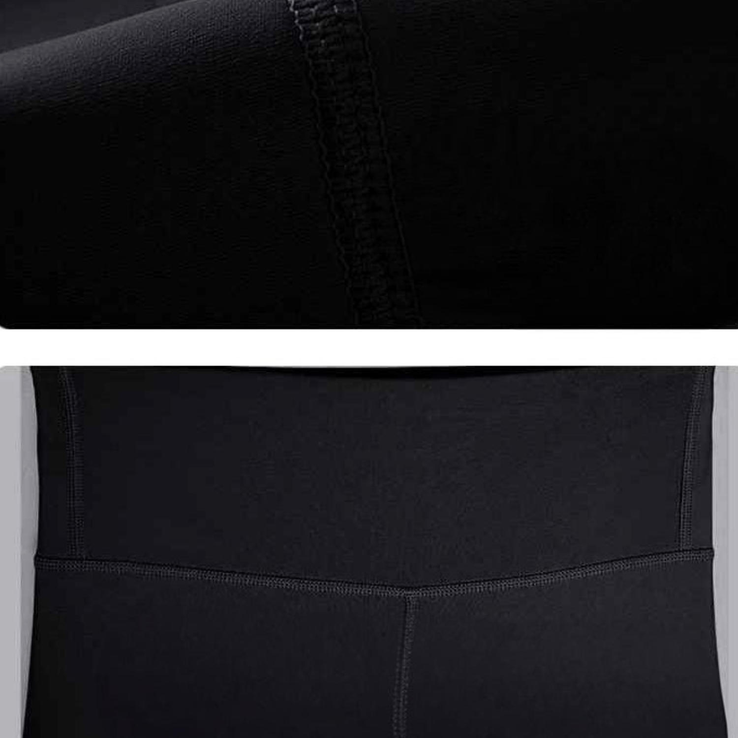 Tissu technique polyester élasthanne respirant du legging capri évacuant activement la transpiration pendant l'effort intensif