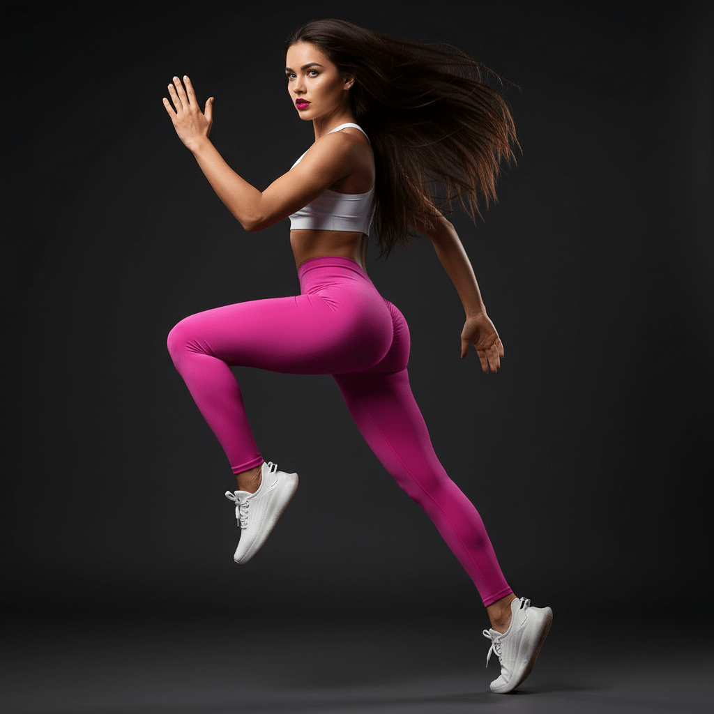 Tissu technique anti-transpiration des leggings évacuant rapidement humidité pendant effort intensif