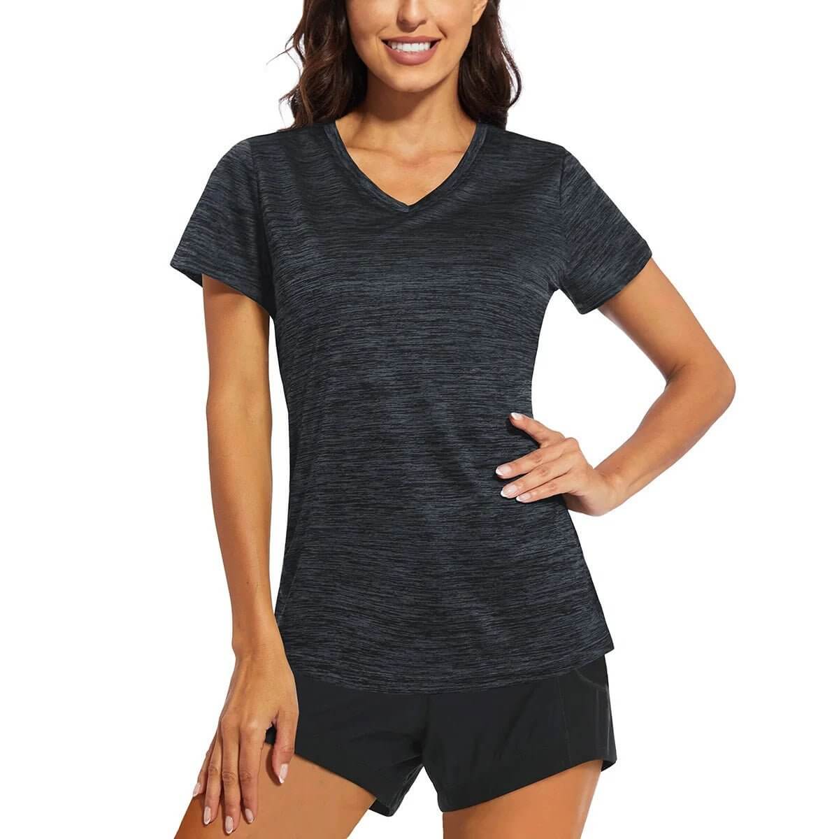Tshirt running col V confort cervical libération respiration