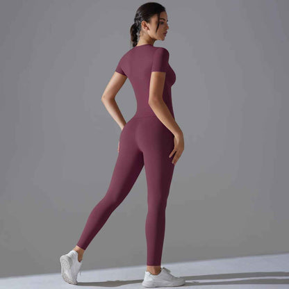 Vêtement yoga extensible ensemble complet performance