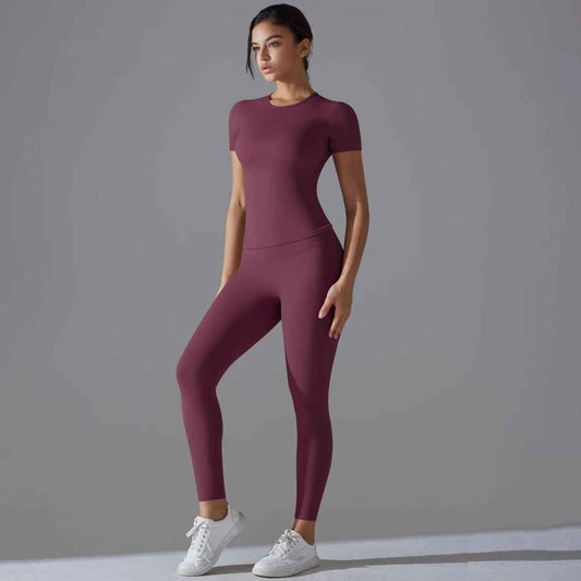 Yoga tenue ensemble respirant legging haut confort premium