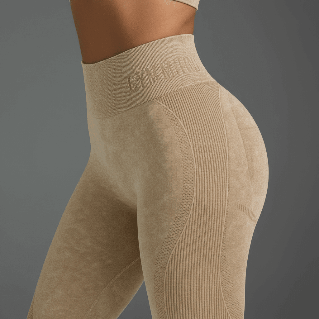 Leggings Sport Femme Taille Haute Sans Couture – Effet Push Up Naturel - Positiflow