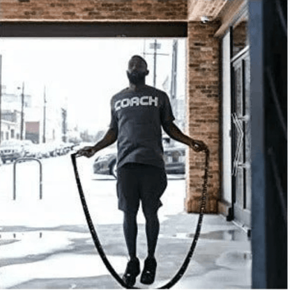 corde à sauter lestée débutant fitness facile apprentissage sport