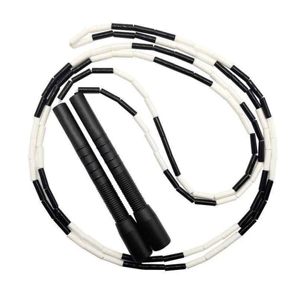 corde à sauter noir blanc