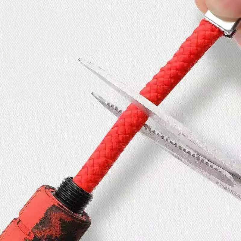 corde a sauter ajustable rouge
